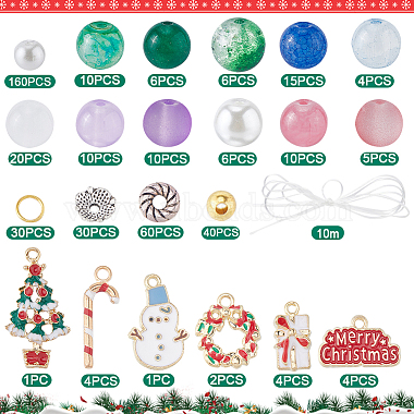 Kit de fabrication de bracelets de Noël DIY Sunnyclue(DIY-SC0022-58)-2