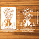 Plastic Drawing Painting Stencils Templates(DIY-WH0396-659)-2