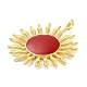 Brass Enamel Pendants(KK-H527-35G-01)-2