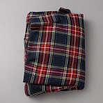 Cotton Tartan Pattern Fabric, Clothing Accessories, Rectangle, Red, 1480x0.5mm(DIY-WH0759-35A-01)