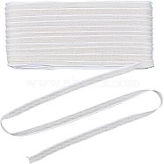 Polyester Book Headbands, for Book Binding Decoration, White, 5/8 inch(15mm), about 109.36 Yards(100m)/Roll(OCOR-WH0073-62)