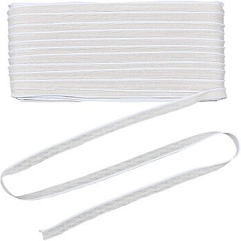 Polyester Book Headbands, for Book Binding Decoration, White, 5/8 inch(15mm), about 109.36 Yards(100m)/Roll