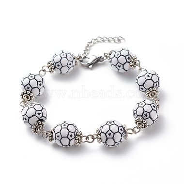 White Acrylic Bracelets