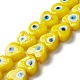 Handmade Evil Eye Lampwork Beads(LAMP-F021-02C)-1