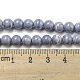 brins de perles d'agate en dentelle bleue synthétique(G-B071-F02-02)-4