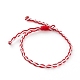 Adjustable Two Tone Nylon Cord Braided Bracelets(BJEW-JB05850-01)-1