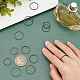 Unicraftale 14Pcs 7 Size Polished Plain Dome Finger Ring for Girl Women(RJEW-UN0001-06)-2