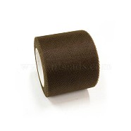 Deco Mesh Ribbons, Tulle Fabric, Tulle Roll Spool Fabric For Skirt Making, Coconut Brown, 2 inch(5cm), about 25yards/roll(22.86m/roll)(OCOR-P010-C-C38)