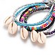 Glass Seed Beads Charm Bracelets(BJEW-JB04148)-2