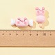 10Pcs 10 Styles Opaque Resin Cute Pig Imitation Food Decoden Cabochons(CRES-FS0001-13)-3