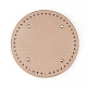 PU Leather Flat Round Bag Bottom(FIND-PH0016-001B)-1