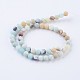 Frosted Natural Flower Amazonite Round Bead Strands(X-G-E334-6mm-09)-2