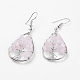 Natural Gemstone Dangle Earrings(EJEW-P136-A)-2