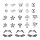 cheriswelry 120個 12 スタイルのチベットスタイルの合金ビーズ(FIND-CW0001-23)-1