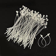 PP Cable Ties, Tie Wraps, Zip Ties, White, about 76.2mm long, 5000pcs/boxes(TOOL-D013-8)