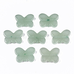 Natural Green Aventurine Beads, Butterfly, 14.5x20x4mm, Hole: 1.2mm(G-S366-068)
