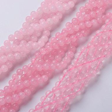 Chapelets de perles en quartz rose naturel(GSR034)-2