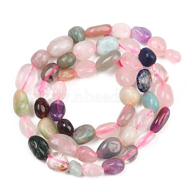 Natural Mixed Stone Beads Strands(G-G464-A03-01)-3