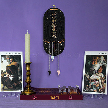Kit de fabrication de divination à pendule Craspire DIY(DIY-CP0008-32C)-4
