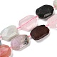 Natural Quartz Crystal/Rose Quartz & Agate/Tourmaline & Indian Agate Beads Strands(G-B125-P26-01)-1