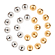 100Pcs 2 Color 304 Stainless Steel Smooth Round Beads(STAS-DC0006-07)-1