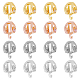 16Pcs 4 Colors Rack Plating Brass Micro Pave Cubic Zirconia Hanger Links(KK-DC0003-65)-1