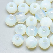 Opalite Beads, Large Hole Beads, Rondelle, 12x10mm, Hole: 5mm(G-T092-12mm-17)