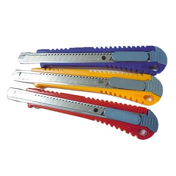 Utility Knives, Platinum, Mixed Color, 140x21x12mm