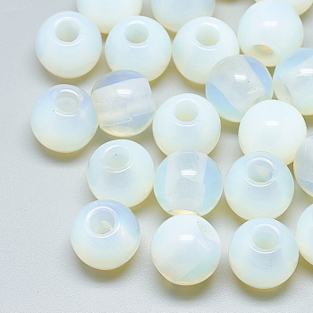 Opalite Beads, Large Hole Beads, Rondelle, 12x10mm, Hole: 5mm