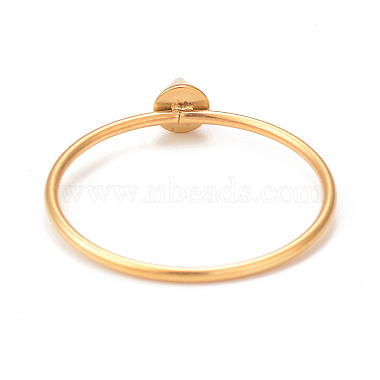 Ионное покрытие (ip) 304 конусное кольцо из нержавеющей стали для женщин(RJEW-I096-24G)-3