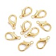 Zinc Alloy Lobster Claw Clasps(X-E107-G)-2