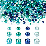 Baking Paint Pearlized Glass Pearl Round Beads, Mixed Color, 4~9mm, Hole: 1mm, about 1840pcs/box(HY-CW0001-01)