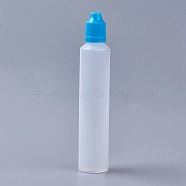 Plastic Bead Containers, with Lid, Column, Dodger Blue, 149x28mm, Capacity: 60ml(2.02 fl. oz)(CON-WH0043-09A)