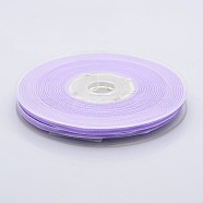 Polyester Velvet Ribbon for Gift Packing and Festival Decoration, Lilac, 1/8 inch(4mm), about 100yards/roll(91.44m/roll)(SRIB-M001-4mm-430)