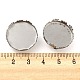 304 Stainless Steel Brooch Base Settings(FIND-D035-02B-P)-3