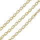 Brass Textured Oval Link Chains(CHC-P010-06G)-1