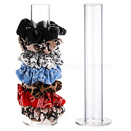 Acrylic Hair Ties Display Stand, Scrunchie Scrunchy Holder, Organizer for Bracelets, Clear, 24.5x8.5cm(OHAR-PW0001-136A)