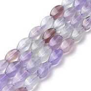 Natural Twist Fluorite Beads Strands, 12x6x6mm, Hole: 1mm, about 33pcs/strand, 15.74 inch(G-L243B-10)