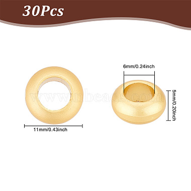 dicosmetic 30pcs cadre en perles de laiton mat(KK-DC0002-60)-2