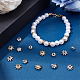 24Pcs 6 Styles Brass Clear Cubic Zirconia Spacer Beads(KK-CA0003-63)-4