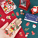 SUNNYCLUE 48Pcs 12 Styles Christmas Theme Opaque Resin Cabochons(CRES-SC0002-55)-3