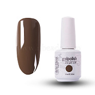 15ml Special Nail Gel, for Nail Art Stamping Print, Varnish Manicure Starter Kit, Coconut Brown, Bottle: 34x80mm(MRMJ-P006-A071)