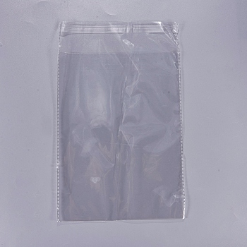 Cellophane Bags, with Ventilation Hole, Rectangle, Clear, 24x15cm, Unilateral Thickness: 0.025mm, Inner Measure: 20x15cm, 100pcs/bag