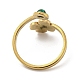 304 Stainless Steel with Synthetic Malachite Ring(RJEW-Z031-01E-03)-3
