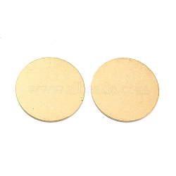 Brass Sheets, Copper Disc, Flat Round, Raw(Unplated), 25x1mm(AJEW-WH0325-01G)