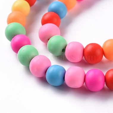 Handmade Polymer Clay Beads Strands(X-CLAY-S092-15A)-2