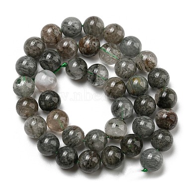 Natural Lodolite Quartz Beads Strands(G-R494-A15-04)-2
