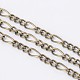 Iron Handmade Chains Figaro Chains Mother-Son Chains(CHSM001Y-AB)-1