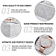 велюровый деревянные браслет / браслет / часы дисплеи(BDIS-WH0003-01A)-4