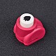 Random Single Color or Random Mixed Color Mini Plastic Craft Paper Punch Sets for Scrapbooking & Paper Crafts(AJEW-L051-16)-1